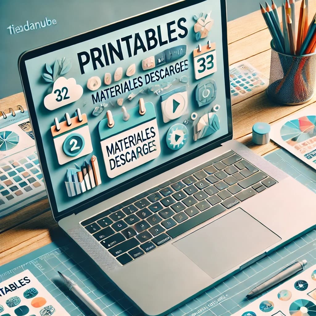 Printables y materiales descargables en Tiendanube