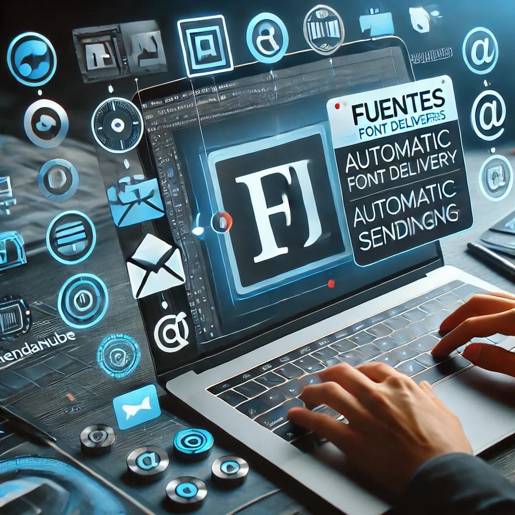 Envío automatizado de fuentes tipográficas en Tiendanube